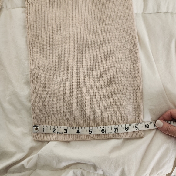 Vineyard Vines Pants Women XS Oat Cashmere Wide Leg Pull On Knit - Picture 10 of 10